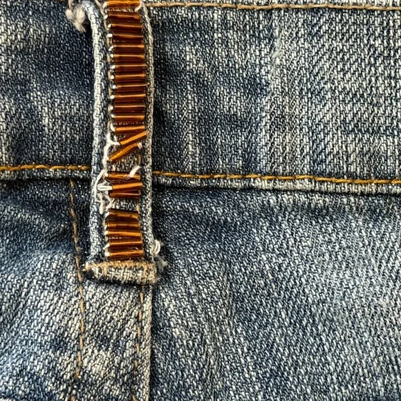 Vintage Z. Cavaricci Cropped Beaded Jeans - Picture 13 of 13